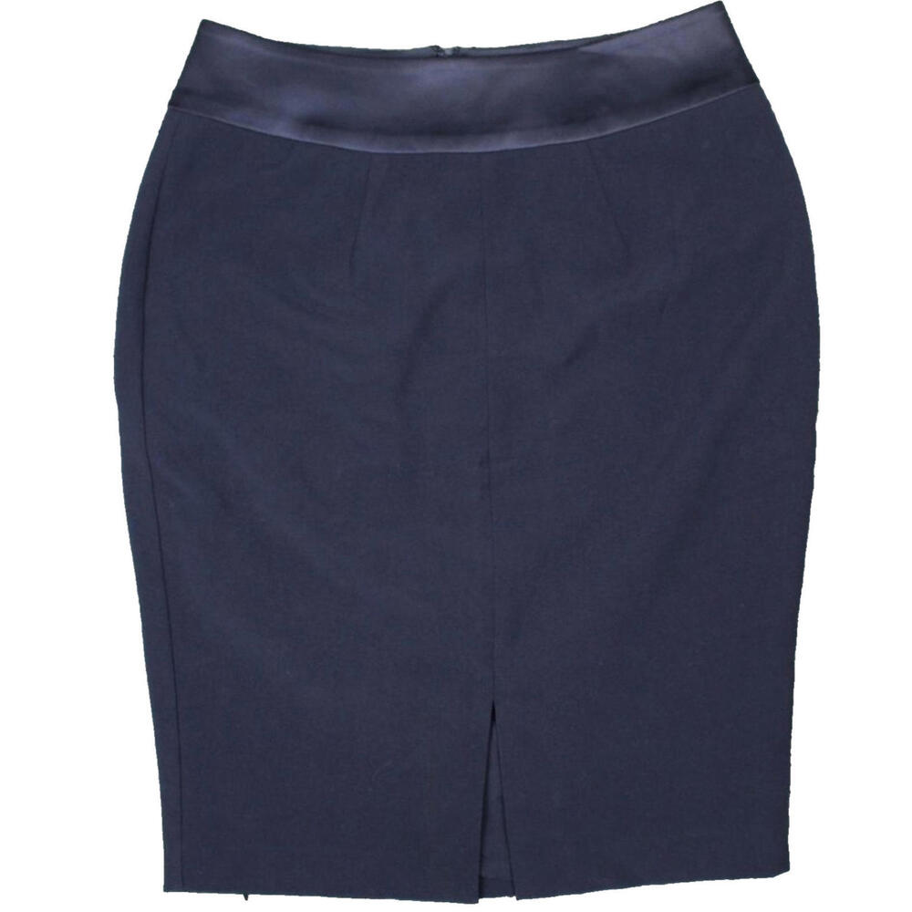 Eva Longoria pencil skirt black size 0 Petite NEW